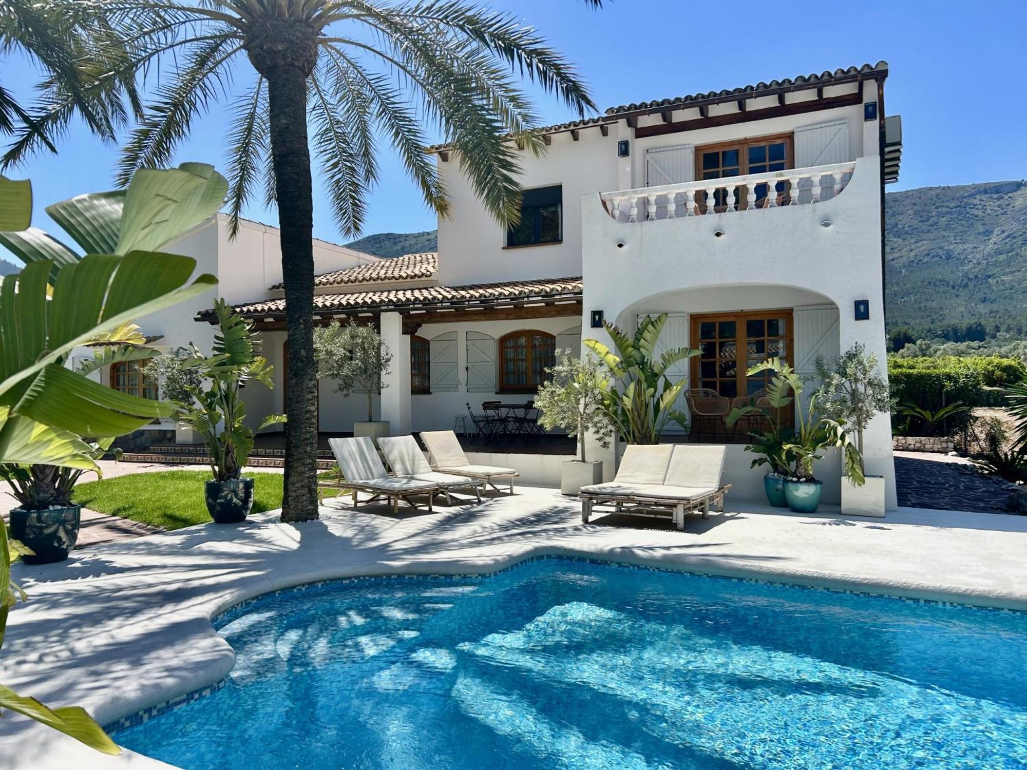 Villa Enri Villa Y Casita Con Piscina Y Jacuzzi Parcent المظهر الخارجي الصورة